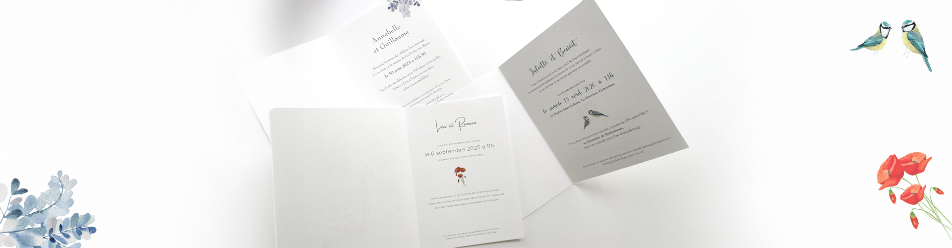 Choisir un faire-part de mariage personnalisé illustré